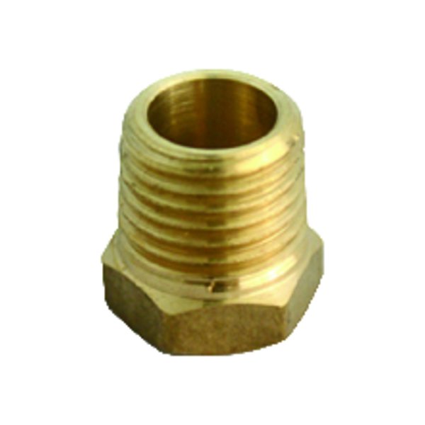 Jmf 3/4 in. MPT X 1/2 in. D FPT Brass Hex Bushing 4504932